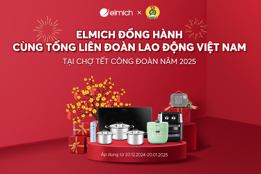 Elmich đồng hành cùng Tổng liên đoàn Lao động Việt Nam trong chương trình Chợ Tết Công Đoàn 2025