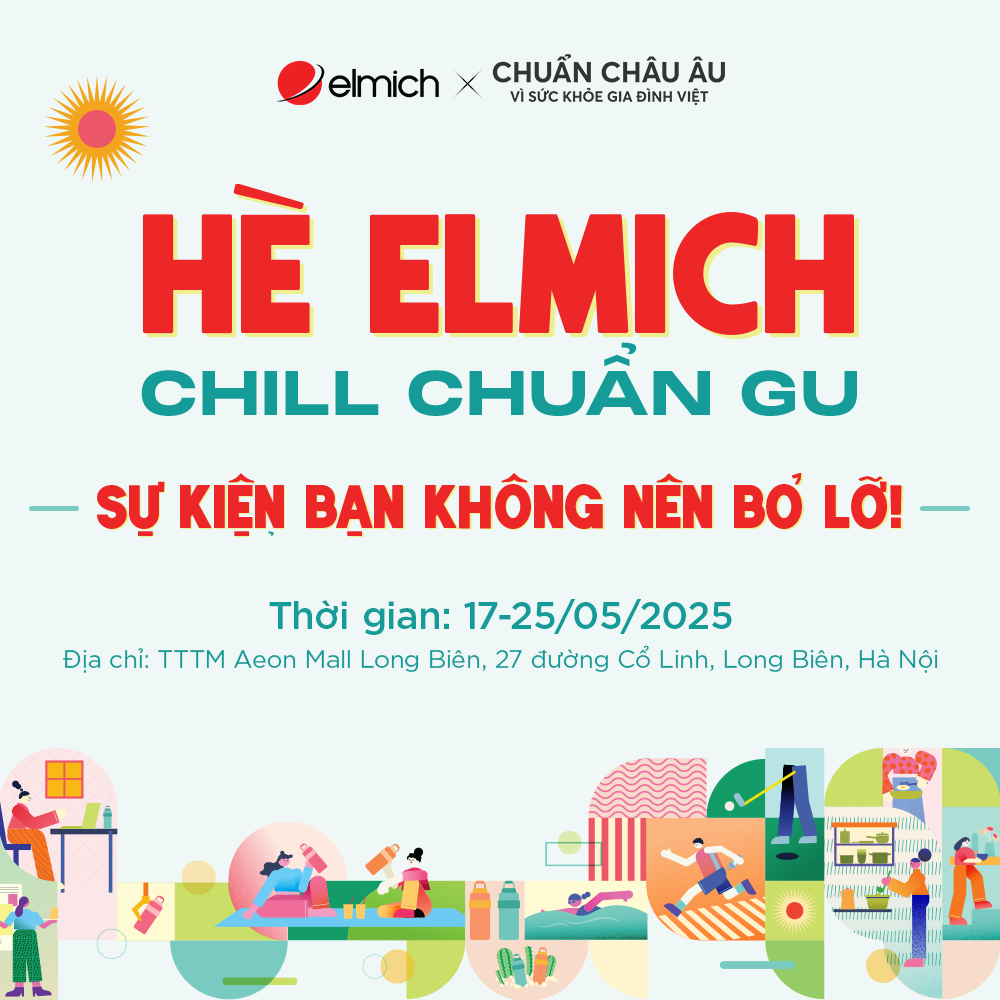 Tận hưởng mùa hè rực rỡ cùng sự kiện “Hè Elmich – Chill Chuẩn Gu” tại Aeon Mall Long Biên!
