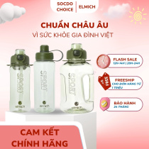 Bình nước nhựa Elmich EL-8349 dung tích 860ml, 1L và 1.5L