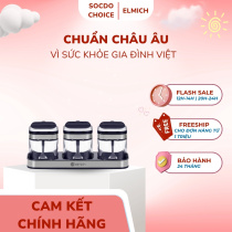 Bộ 3 hộp đựng gia vị bằng thủy tinh Elmich EL1280