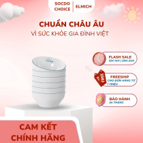 Bộ 6 bát ăn cơm Elmich RoseDesign EL-0218 kích thước 11.6 x 11.6 x 5.5cm