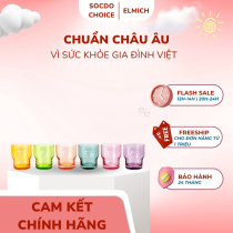 Bộ 6 ly thủy tinh màu Elmich EL0776