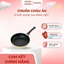 Chảo chống dính vân đá elmich EL4711OL size 20, 24, 26, 28cm
