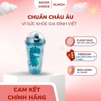Cốc nhựa 2 lớp hình khủng long Elmich EL8332OL dung tích 480ml