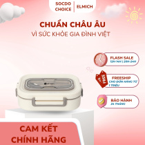 Hộp cơm inox 304 Elmich EL 8304 dung tích 1.3L